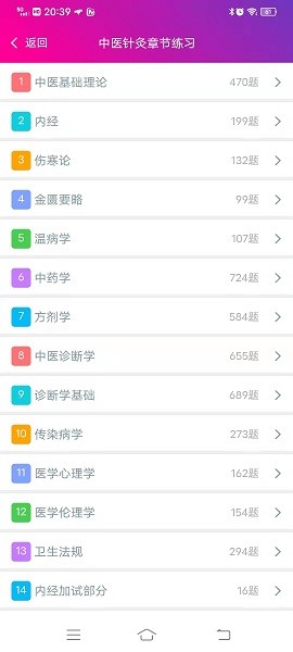 中医针灸学主治医师软件截图4