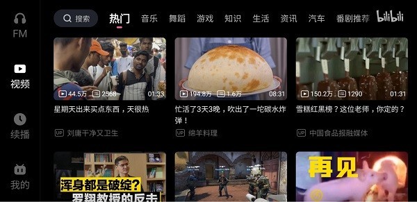 哔哩哔哩车机版安装包截图1