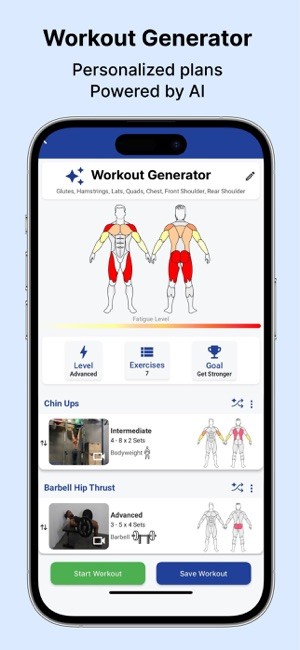 MuscleWiki中文版 App截图2