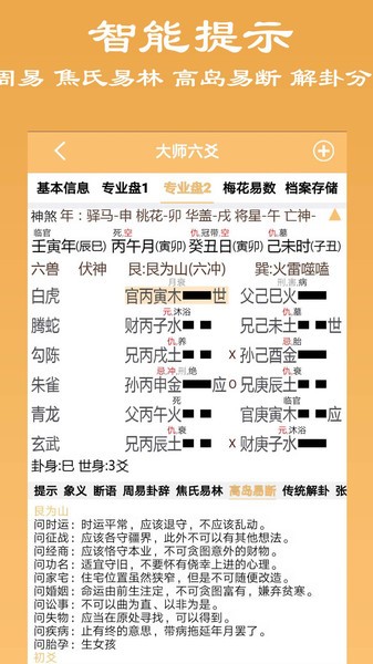 大师六爻软件最新版截图2
