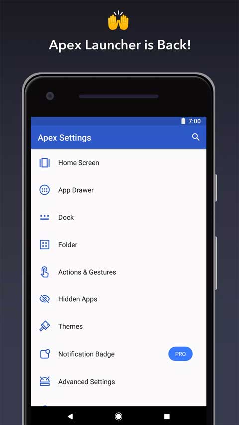 Apex Launcher桌面启动器截图1
