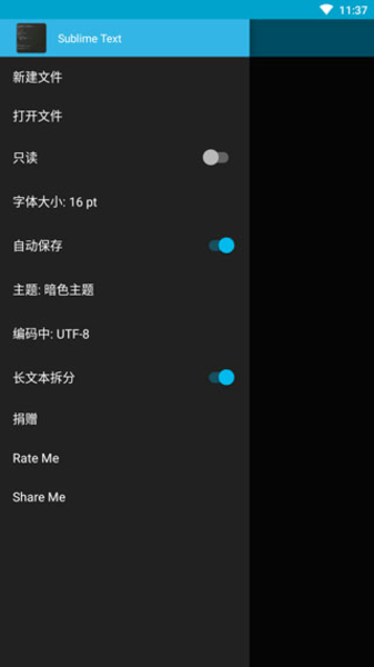 sublime text中文版截图1