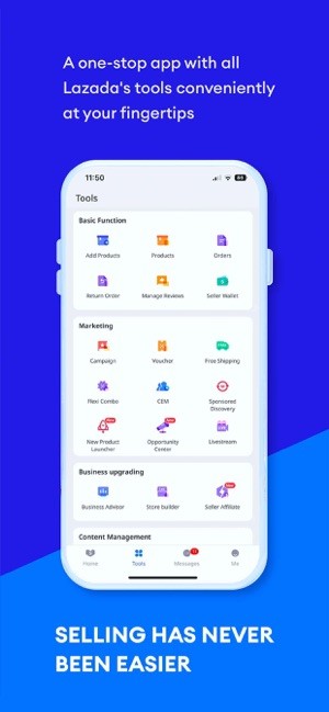 lazada seller center卖家中心截图1