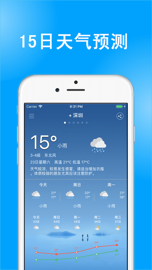 中央天气预报15天查询app截图2