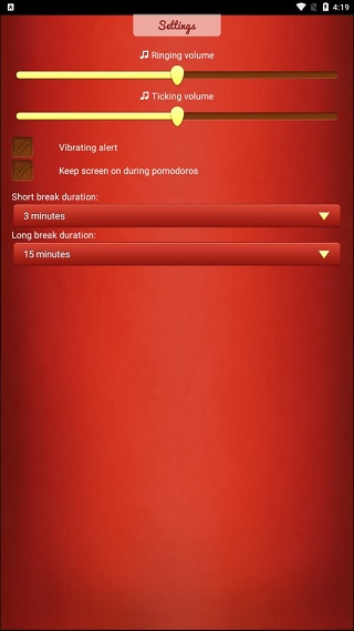 番茄钟定时器(Pomodoro Timer Pro)截图3