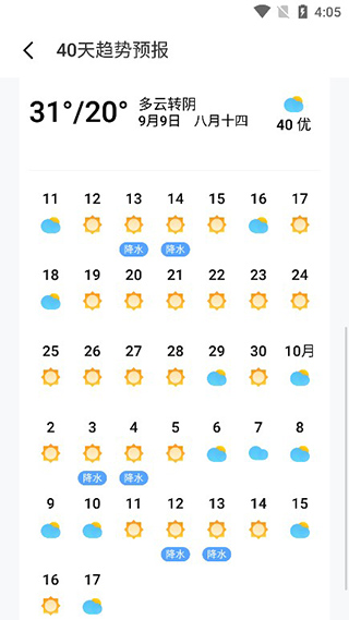 魅族天气预报app截图3