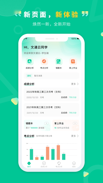 文通云学生端app成绩查询截图2