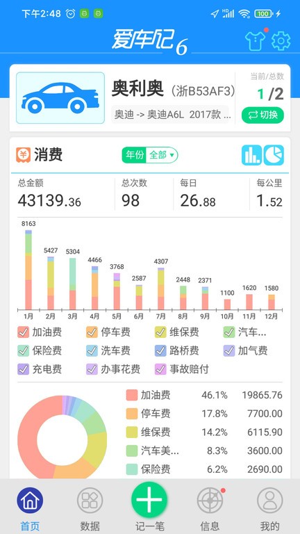爱车记油耗版app截图2