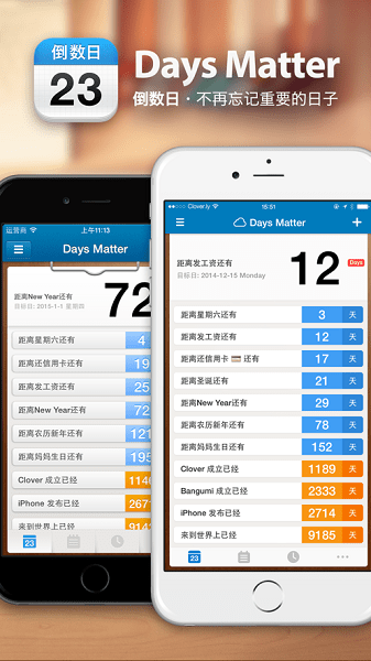 23倒数日软件app(days matter)截图2