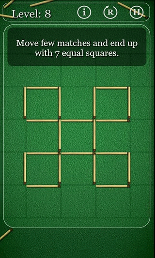 火柴拼图数学游戏(Puzzles with Matches)截图3