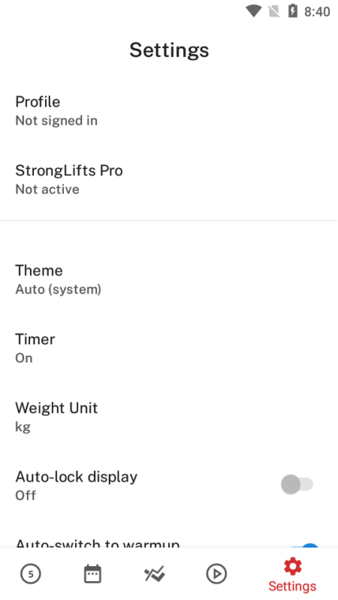 stronglifts计划截图1