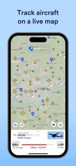 plane finder app截图2