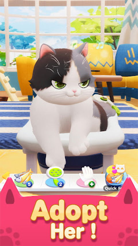 猫猫粉碎游戏(Neko Crush)截图1