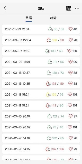 金亿帝血压手表截图1