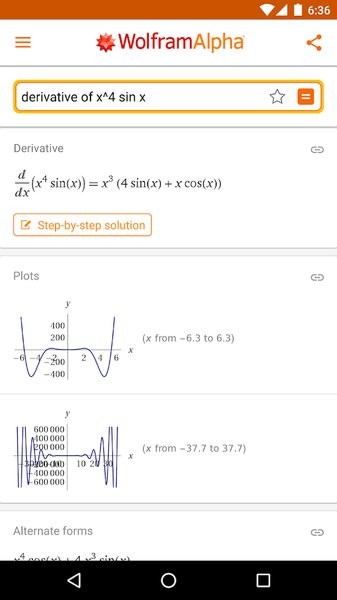 wolframalpha数学引擎最新版截图3