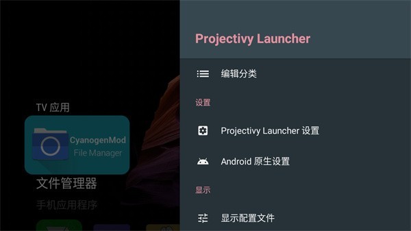 projectivy launcher apk截图1