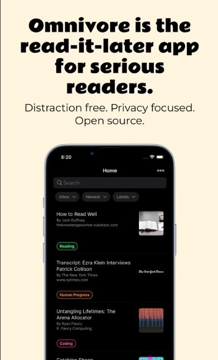 omnivore安卓端截图