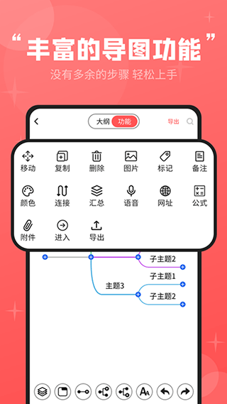 轻松思维导图软件截图2