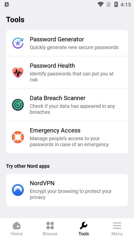 nordpass密码管理器截图1
