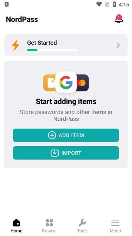 nordpass密码管理器截图2