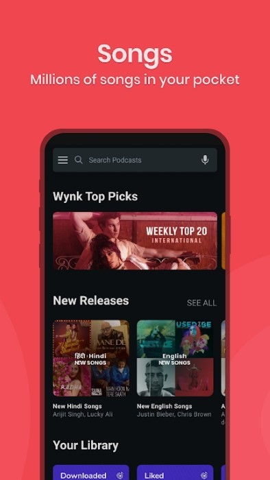 wynk music apk截图1