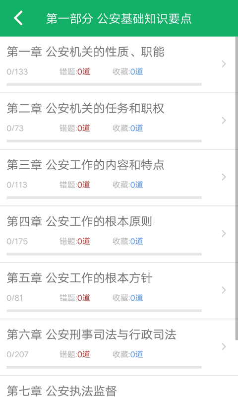 公安基础知识题库app截图1