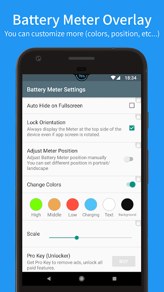 电量浮动表软件(battery meter overlay)截图1