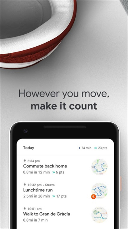 谷歌健身app(Google Fit)截图4