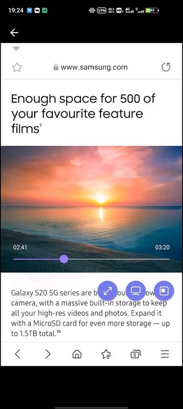 三星浏览器beta版安卓截图2