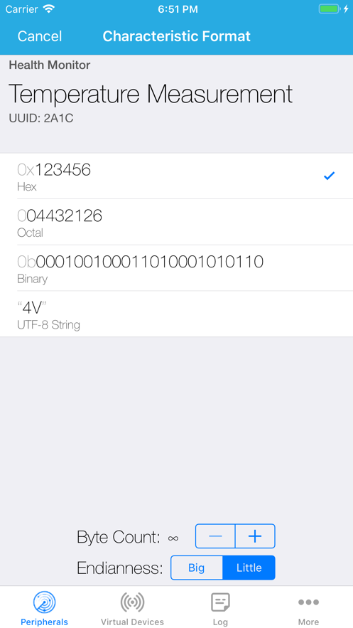 lightblue蓝牙调试助手app截图3