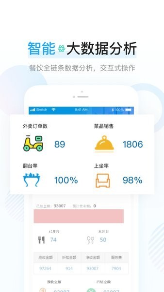 餐行健智慧管家app截图