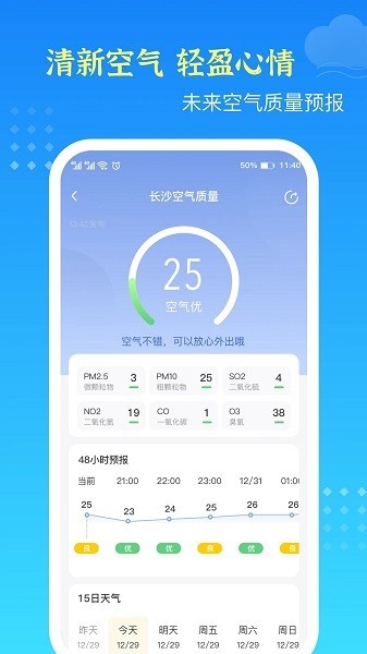 鸿运天气预报截图2