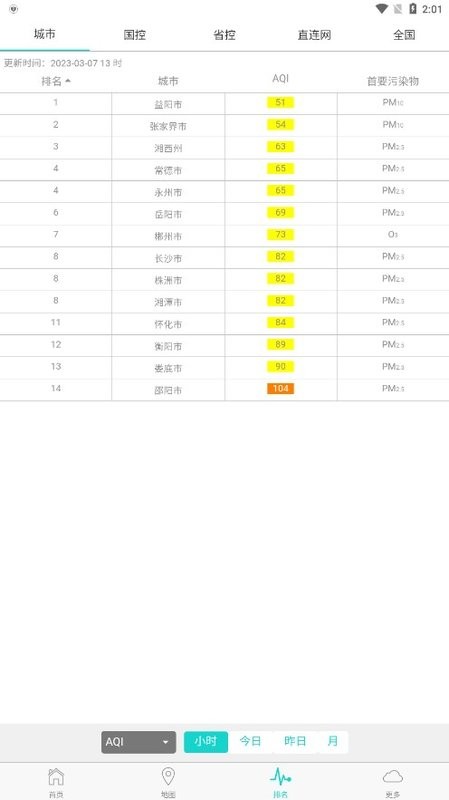 湖南省环境空气质量截图3