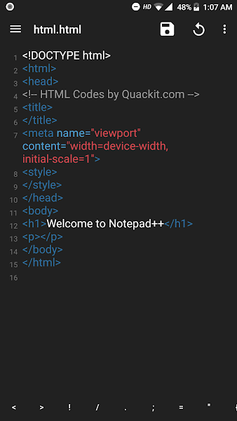 notepad++安卓版apk(文本编辑器)截图1