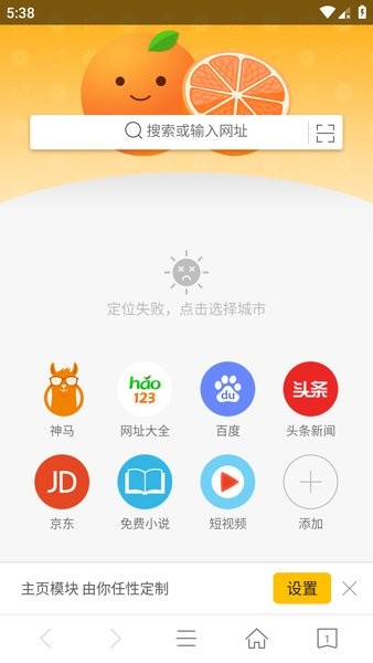 桔子浏览器最新版截图4