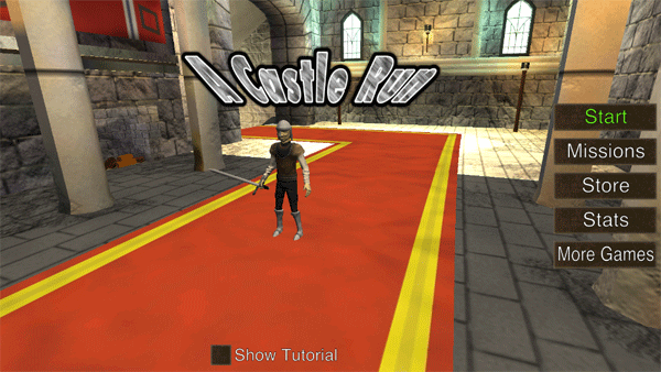 城堡运行地牢骑士游戏(Castle Run)截图1