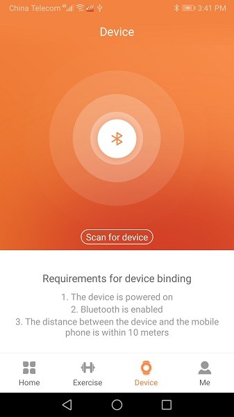 jyoupro智能手环app截图3