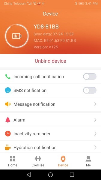 jyoupro智能手环app截图5