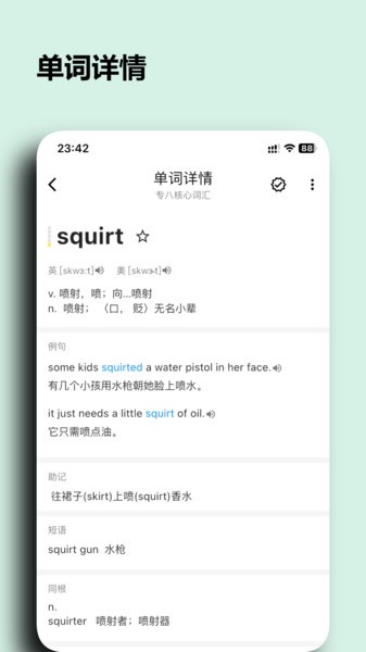 桌面单词小组件截图2