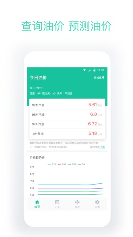 今日油价app最新版软件截图1
