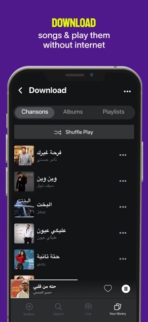 anghami音乐截图4