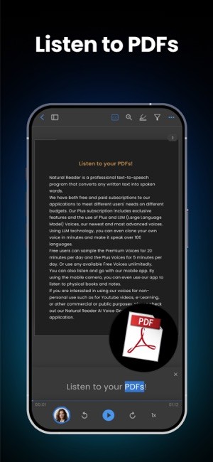 NaturalReader手机版最新版截图3