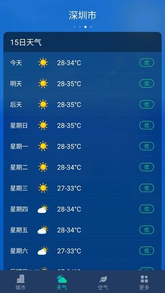 星空气象预报截图3