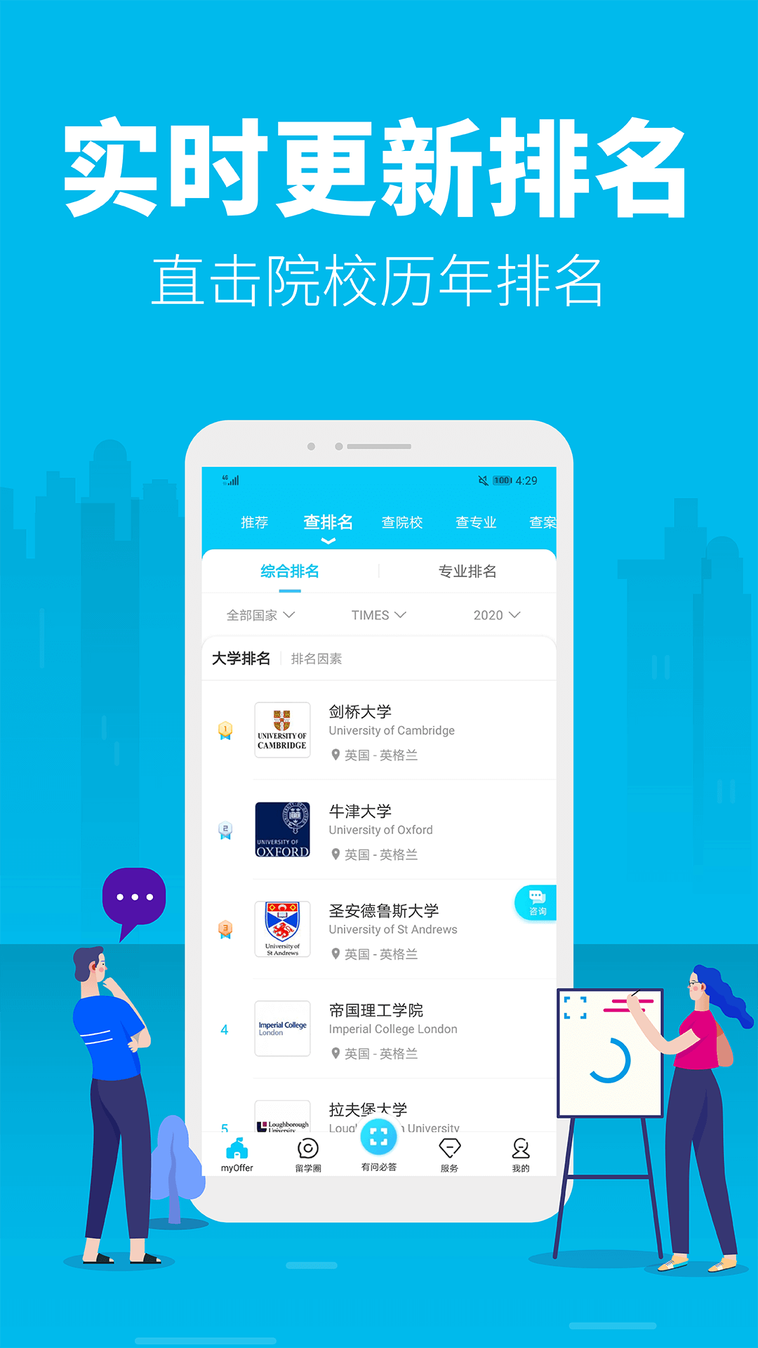 myOffer 留学软件截图1
