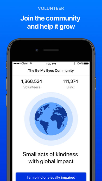 Be My Eyes app截图3