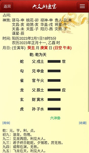 六爻排盘宝app手机版截图4