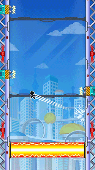 佐助蹬墙跳游戏Kick the wall截图3