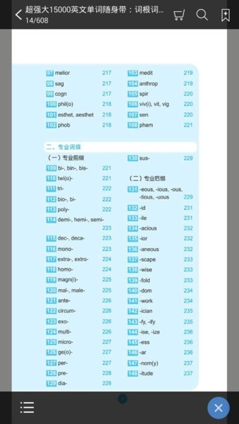 超强大15000英文单词随身带截图2