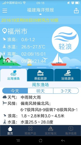 福建海洋预报手机版截图3