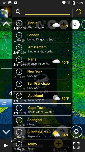 meteoearth全球天气截图2